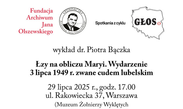 Zaproszenie na wykład „Głos o Polsce”
