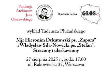 Wykład o „Zaporze” i „Stefanie”