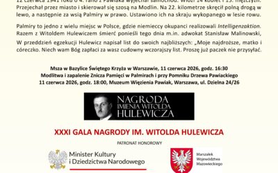 Obchody 85. Rocznicy śmierci Witolda Hulewicza