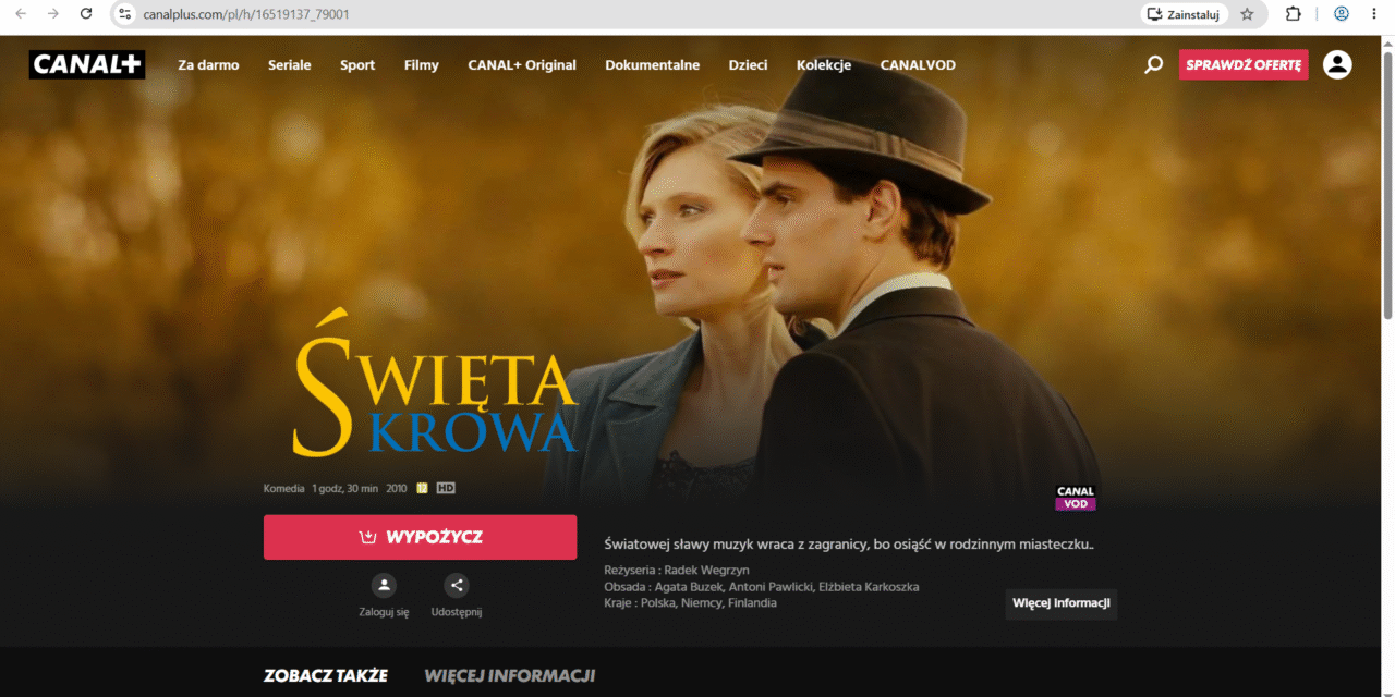 Filmowa środa – 17 czerwca