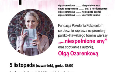 Spotkanie z poezją Olgi Ozarenkovej