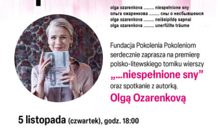 Spotkanie z poezją Olgi Ozarenkovej